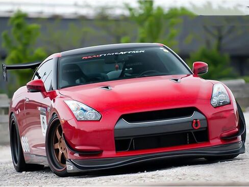 JDM Screw-ON Red Sport Racing Aluminum Front Rear Bumper Tow Hook for Nissan 370Z GTR Juke Infiniti G37 QX70 FX35 in Saudi Arabia