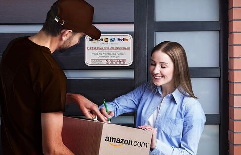 Ring Bell or Knock Hard - Do Not Leave Packages Unattended Delivery Instructions for Amazon UPS FEDEX USPS and Food Deliveries, 6 x 9 Rust & Waterproof PVC - Sign with Mounting Adhesive by SPRYZZLE in Saudi Arabia