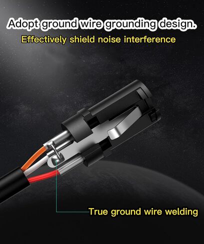 كابل ميكروفون Molan Basics XLR لمكبر الصوت أو نظام PA، جميع الموصلات النحاسية، سترة PVC 6 مم، سلك محمي ممتاز من XLR إلى XLR أسود (1، الطراز A، 3 أقدام) in Saudi Arabia
