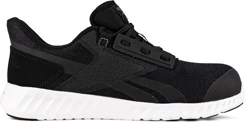 Reebok Men's Rb4023 Sublite Legend Athletic Work Composite Toe Shoe Black and White Industrial & Construction in Saudi Arabia