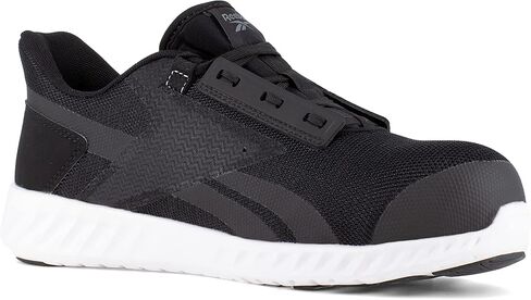 Reebok Men's Rb4023 Sublite Legend Athletic Work Composite Toe Shoe Black and White Industrial & Construction in Saudi Arabia