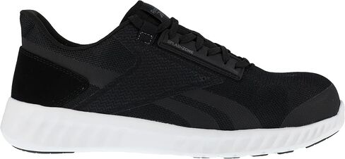 Reebok Men's Rb4023 Sublite Legend Athletic Work Composite Toe Shoe Black and White Industrial & Construction in Saudi Arabia