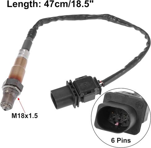 X AUTOHAUX 39210-2E100 استبدال نسبة الهواء إلى الوقود الأمامي O2 الأوكسجين الاستشعار لشركة هيونداي توكسون إلنترا سوناتا لكيا سول in Saudi Arabia