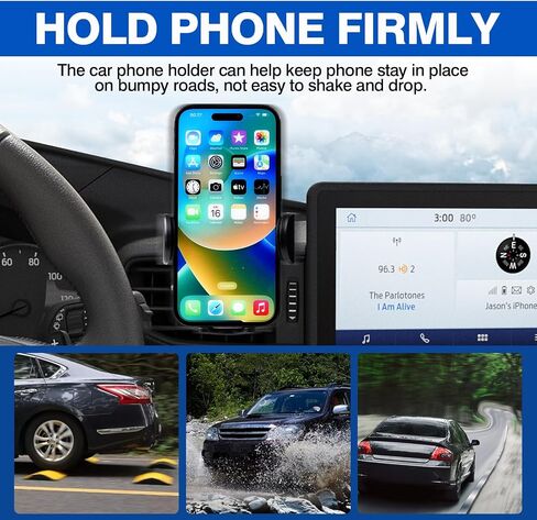 Autorder Car Phone Holder for 2020 2021 2023 2024 Ford Explorer Accessories 10.1-Inch Cell Phone Mount with Dash Organizer Hands-Free 360 Degree Rotation in Saudi Arabia