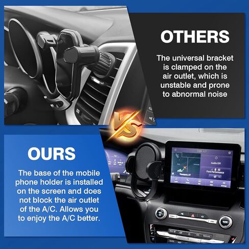 Autorder Car Phone Holder for 2020 2021 2023 2024 Ford Explorer Accessories 10.1-Inch Cell Phone Mount with Dash Organizer Hands-Free 360 Degree Rotation in Saudi Arabia