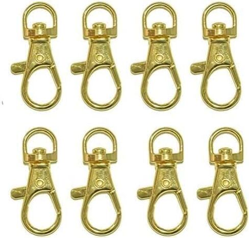 30pcs 38mm/1.5" Lobster Claw Swivel Clasps Lobster Snap Clasp Hook for Key Ring DIY Craft Jewelry Making (Antique Bronze) in Saudi Arabia