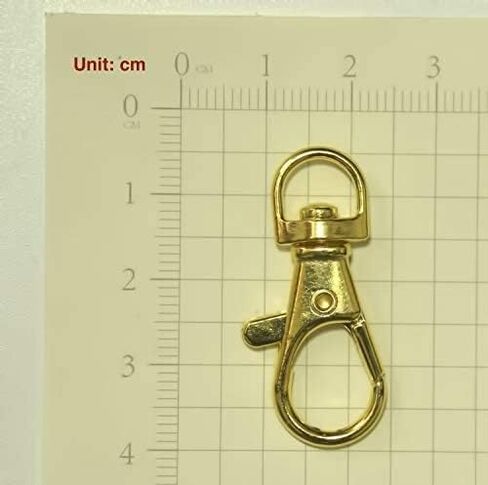 30pcs 38mm/1.5" Lobster Claw Swivel Clasps Lobster Snap Clasp Hook for Key Ring DIY Craft Jewelry Making (Antique Bronze) in Saudi Arabia