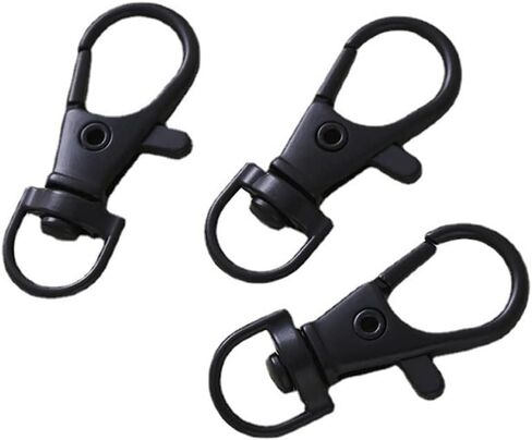 30pcs 38mm/1.5" Lobster Claw Swivel Clasps Lobster Snap Clasp Hook for Key Ring DIY Craft Jewelry Making (Antique Bronze) in Saudi Arabia