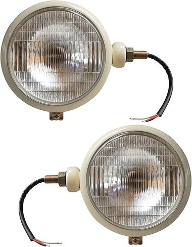 Tractor Light Blue Headlights Assemblies with 12v Bulbs Competitive for David Brown 700 800 900 1200 1400 Series | Massey Ferguson 35 35X 65 765 | Case/IH Tractor B275 B250 B414 B444 310066F in Saudi Arabia