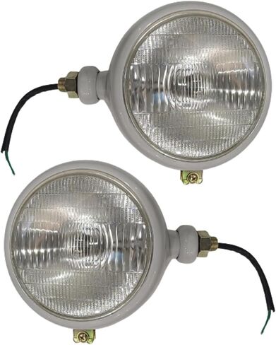 Tractor Light Blue Headlights Assemblies with 12v Bulbs Competitive for David Brown 700 800 900 1200 1400 Series | Massey Ferguson 35 35X 65 765 | Case/IH Tractor B275 B250 B414 B444 310066F in Saudi Arabia