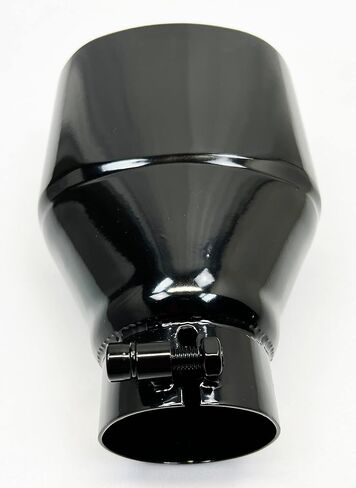 طرف العادم 3.00 مسمار على المدخل 5.50X3.50 OD بيضاوي 8.00 طويل WDWO5508-300-BOSS-GBK-SS جدار مزدوج 304 غير قابل للصدأ لامع أسود طرف عادم Wesdon in Kuwait