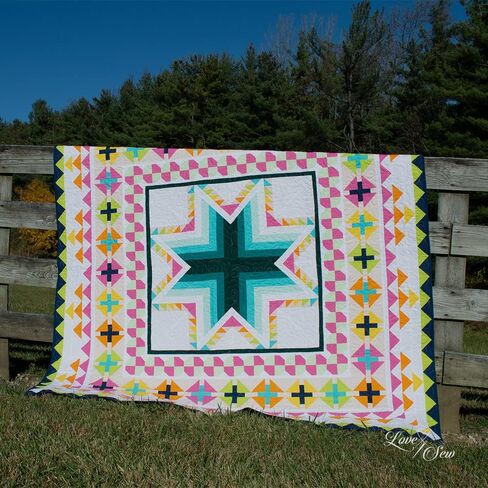 Love Sew True Fabrics Quilt Kit - Sophisticated Solids - Sunbeam (42" x 42") in Saudi Arabia