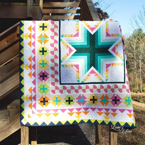 Love Sew True Fabrics Quilt Kit - Sophisticated Solids - Sunbeam (42" x 42") in Saudi Arabia