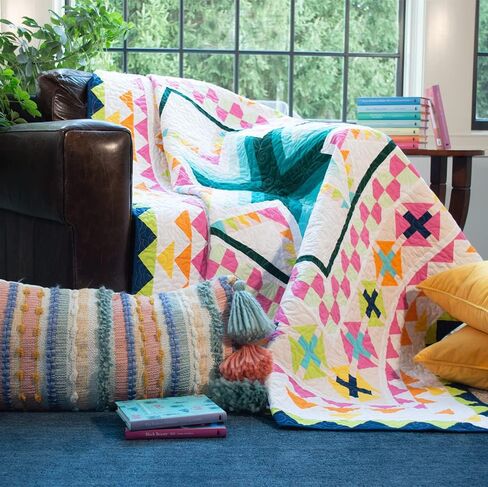 Love Sew True Fabrics Quilt Kit - Sophisticated Solids - Sunbeam (42" x 42") in Saudi Arabia