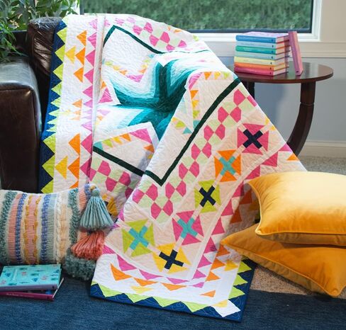 Love Sew True Fabrics Quilt Kit - Sophisticated Solids - Sunbeam (42" x 42") in Saudi Arabia