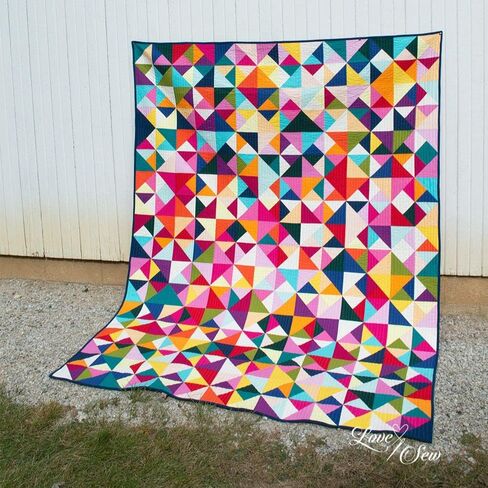 Love Sew True Fabrics Quilt Kit - Sophisticated Solids - Sunbeam (42" x 42") in Saudi Arabia