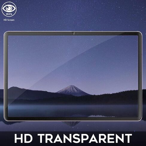 Orzero (2 Pack) Compatible for Samsung Galaxy Tab S9 FE / S9 / Tab S8 11 inch Tempered Glass Screen Protector, 9 Hardness HD Anti-Scratch Full-Coverage in Saudi Arabia