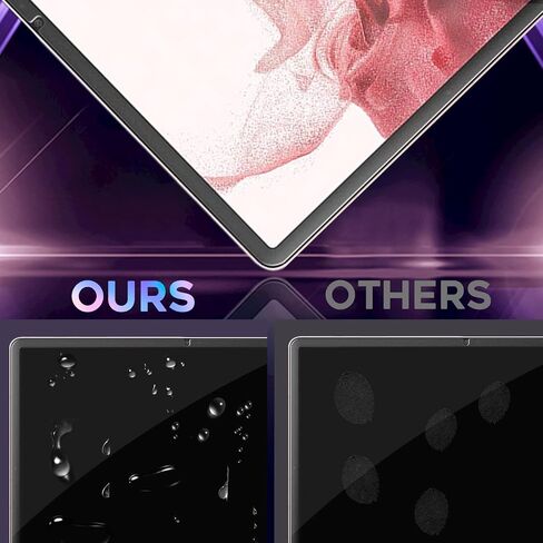 Orzero (2 Pack) Compatible for Samsung Galaxy Tab S9 FE / S9 / Tab S8 11 inch Tempered Glass Screen Protector, 9 Hardness HD Anti-Scratch Full-Coverage in Saudi Arabia
