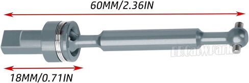 Alloy Front Rear Drive Shaft Axles & Wheel Hex Upgrades Part for 1/18 LaTrax Teton/LaTrax Desert Prerunner,Aluminum Driveshaft CVD,Red in Kuwait