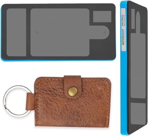 SUPERDANT Coin Holder Leather Cutting Die Leather Key Chain Snap Open Leather Case Wooden Die Cuts Leather Dies for DIY Art Crafts Die Cutter Storage Bag Keychain Dies for Women Men in Saudi Arabia