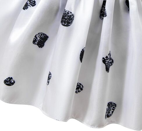 101 Dalmatians Costume Girls Tutu Skirt Ears Headband Classic Halloween Cosplay Birthday Outfit 101st Day Of School in Saudi Arabia