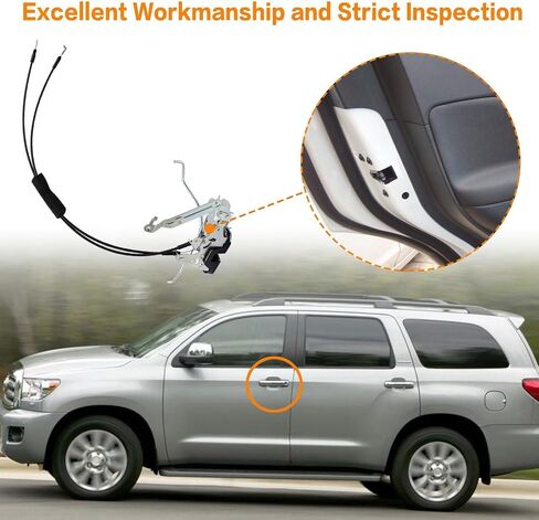 Front Left Door Lock Latch Actuator Motor Assembly Driver Side Compatible with Toyota Sequoia 2001-2007 Tundra 2005 2006 Double Cab Replace# 69304-0C010 693040C010 in Saudi Arabia