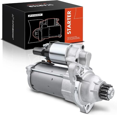 A-Premium Starter Motor Compatible with Volkswagen Jetta 2013-2018, Beetle 2013-2019, Golf 2015-2019, Passat 2014-2020, 1.4L 1.8L 2.0L, 12V 1.1KW 13-Teeth Clockwise, Replace# 02M-911-024R in Saudi Arabia