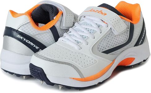 KD Cricket Shoes Bowling Spike with Rubber Cleats Field Shoe with Responsive Insole Cushioning System in Saudi Arabia