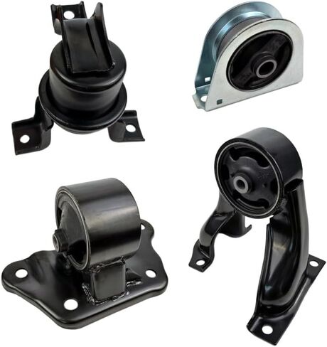 4PC Engine Motor & Trans Mount Set Compatible with Mitsubishi Lancer 2.0L 2002 2003 2004 2005 2006 2007 with Automatic Trans Mount for A6647 A4606 A4617 A4641 9188 9181 9170 9569 in Saudi Arabia