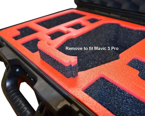 Pelican Case for Mavic 3 or 3 Pro Drone with Cine Premium or Fly More Kit Combo. Also fits one of the following controllers: DJI RC-N1, RC, RC2, RC Pro or Smart Controller. in Saudi Arabia