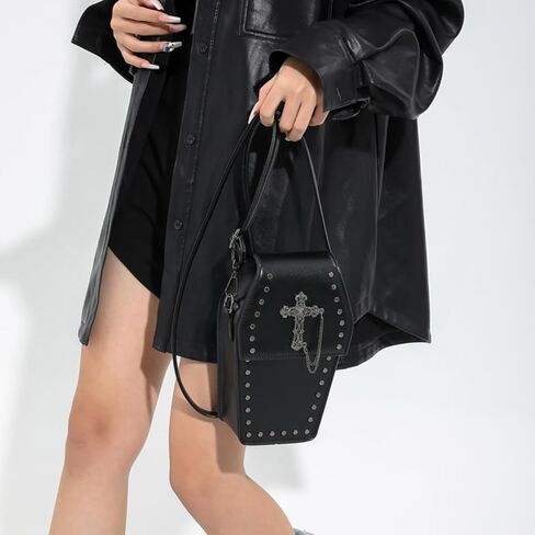 القوطية محفظة نعش شكل حقيبة كروسبودي حقيبة صغيرة فاسق صغيرة in Kuwait