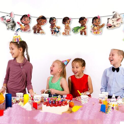 لافتة موانا لديكورات الطفل موانا، لافتة عيد ميلاد موانا، لوازم حفلات موانا، مستلزمات حفلات موانا in Kuwait