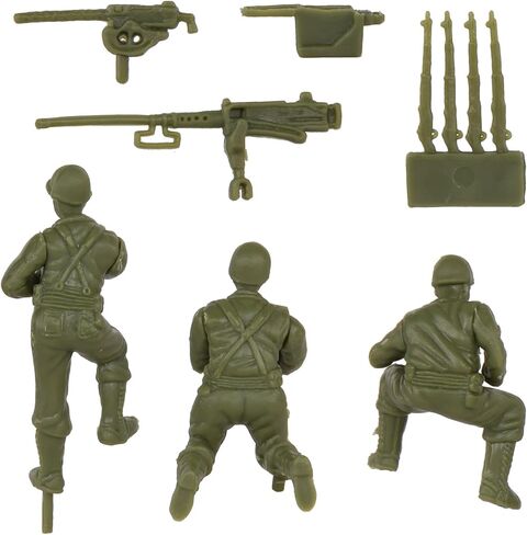BMC CTS WW2 US M3 Halftrack - 4pc OD Green Plastic Army Men Armored Vehicle in Saudi Arabia