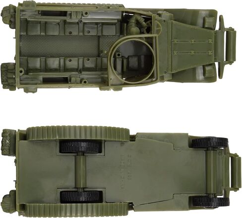 BMC CTS WW2 US M3 Halftrack - 4pc OD Green Plastic Army Men Armored Vehicle in Saudi Arabia