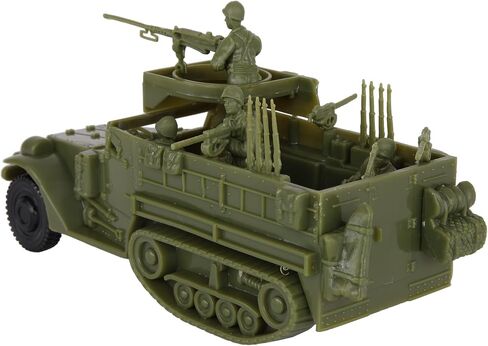 BMC CTS WW2 US M3 Halftrack - 4pc OD Green Plastic Army Men Armored Vehicle in Saudi Arabia