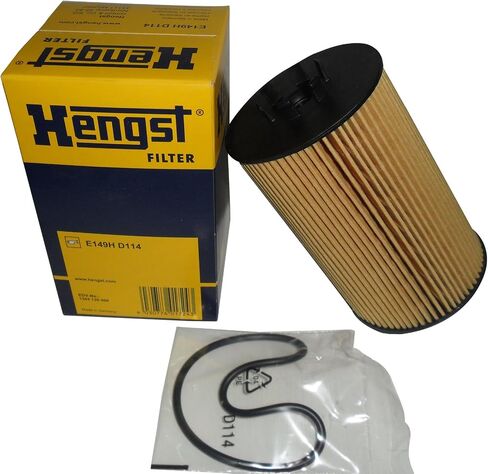 Hengst Filtration Hengst Oil Filter - Cartridge with gasket - E149H D114 in Saudi Arabia