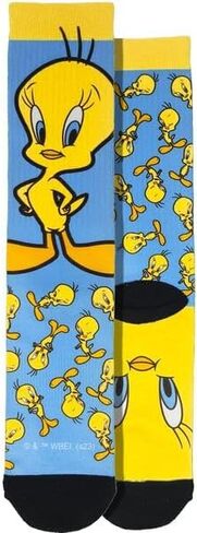 جوارب Spoontiques Tweety Novelty Crew، مقاس واحد، إكسسوارات الملابس in Saudi Arabia