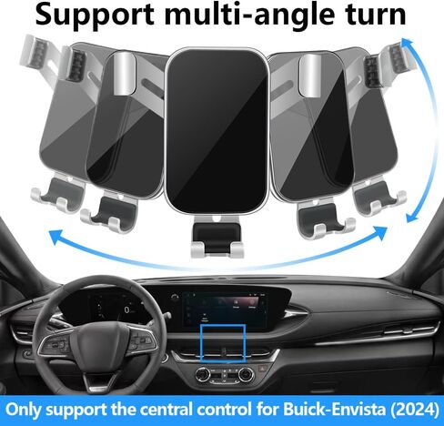 Car Phone Holder for Buick Envista 2024 Preferred Sport Touring Avenir Auto Interior Accessories Best Cell Phones Mount Cellphone Mobile Cradle Charging Navigation Bracket Air Vent Screen Stand in Saudi Arabia
