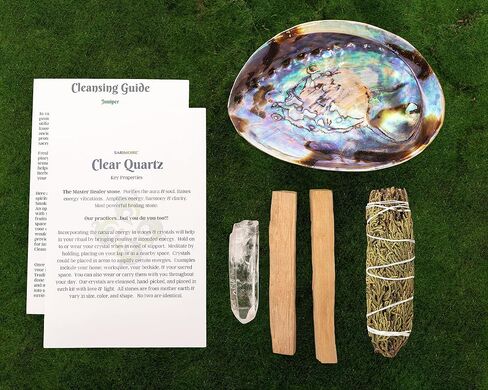 Spiritual Items - Juniper Smudge Stick ~ Abalone Shell for Smudging ~ Palo Santo Sticks ~ 2 inchTripod Stand ~ 8 inch Feather and White Sand in Saudi Arabia