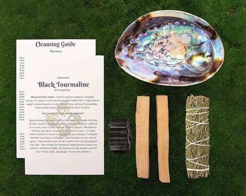 Spiritual Items - Juniper Smudge Stick ~ Abalone Shell for Smudging ~ Palo Santo Sticks ~ 2 inchTripod Stand ~ 8 inch Feather and White Sand in Saudi Arabia