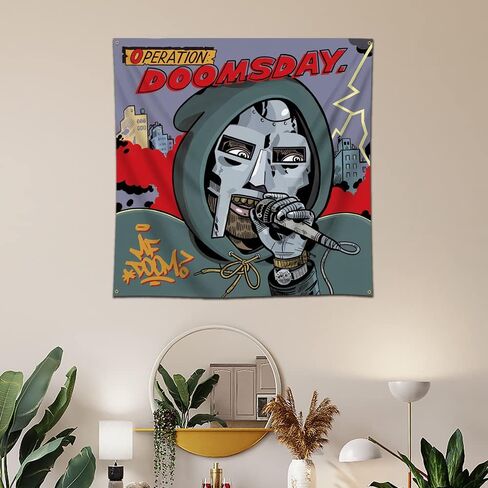 Arbinger عملية يوم القيامة نسيج العلم MF الموت الفن ألبوم الموسيقى ملصق جدار معلق نسيج 4x4ft غرفة نوم خلفية الديكور in Kuwait