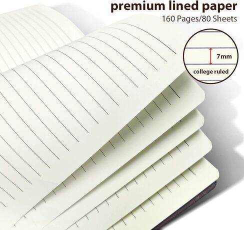 Lined Spiral Notebook 5.7"x 8.27" with Pen Holder & Pen - (Lavender), 160 Pages/80 Sheets, Hardcover - A5 Journal for Gift, Journaling, Writing, Note Taking, School, Work in Saudi Arabia