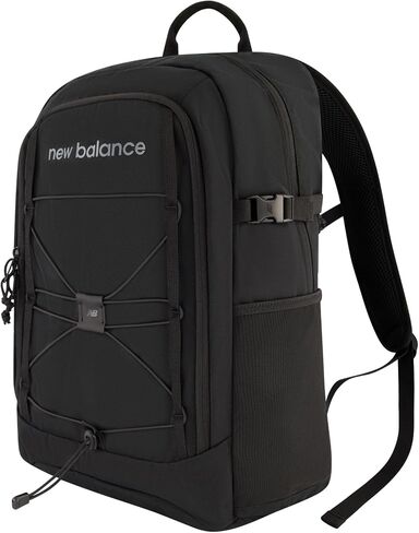 New Balance Laptop Backpack, Terraine Bungee Computer Travel Bag for Men and Women, Beige, 18 Inch in Saudi Arabia