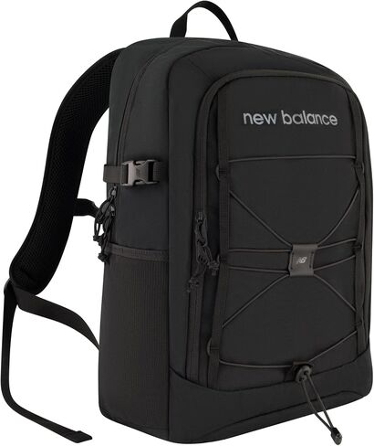 New Balance Laptop Backpack, Terraine Bungee Computer Travel Bag for Men and Women, Beige, 18 Inch in Saudi Arabia