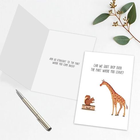 Humorous Retirement Card for Coworkers, Pun Coworker Leaving Card, Funny Farewell Card in Saudi Arabia