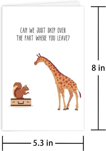 Humorous Retirement Card for Coworkers, Pun Coworker Leaving Card, Funny Farewell Card in Saudi Arabia