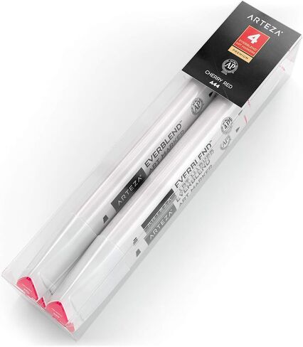 ARTEZA EverBlend Art Markers Agave Brown A611 (Set of 4), Alcohol Based Sketch Markers with Dual Tips (Fine and Broad Chisel) for Painting, Coloring, Sketching and Drawing in Saudi Arabia