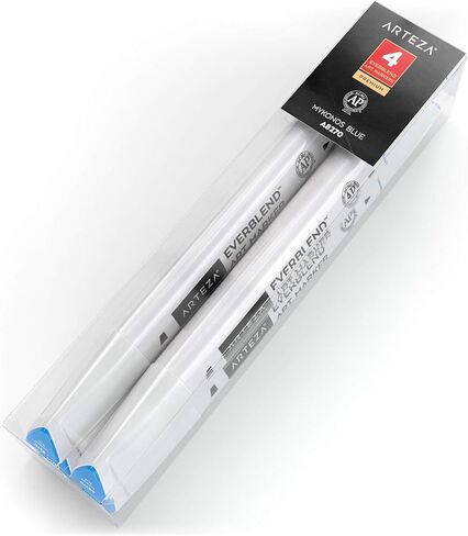ARTEZA EverBlend Art Markers Agave Brown A611 (Set of 4), Alcohol Based Sketch Markers with Dual Tips (Fine and Broad Chisel) for Painting, Coloring, Sketching and Drawing in Saudi Arabia