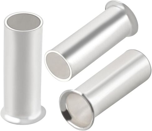 uxcell 300Pcs EN2508 Tin Plating Non-Insulated Wire Ferrule Terminal Copper Connector for 14AWG in Saudi Arabia
