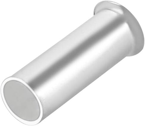 uxcell 300Pcs EN2508 Tin Plating Non-Insulated Wire Ferrule Terminal Copper Connector for 14AWG in Saudi Arabia